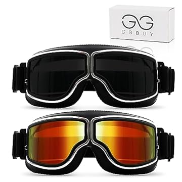 motorcycle helmet aviator style