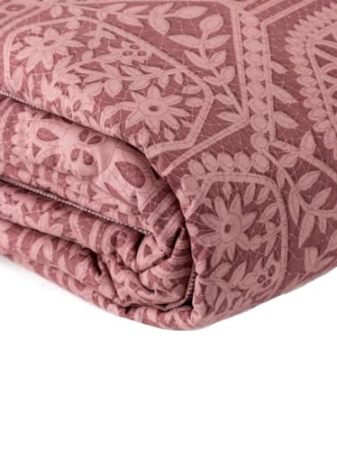 Funda nórdica de algodón Saray textil hogar transpirable lavable reversible 5
