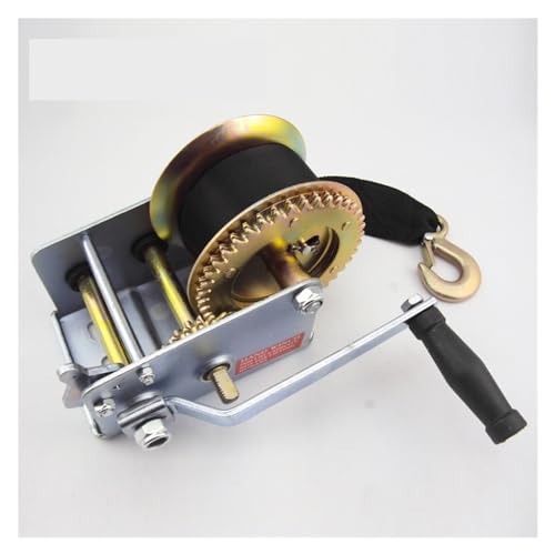 Treuil manuel anti-corrosion 2000LBS sangle extra longue 8m manipulation fluide - 4