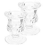 KHBUAB Augenbadewanne aus Glas 2 Stück Transparente Augenspülbecher mit Stabilem Design für Tragbare Augenspülung und Schonende Augenreinigung Unterwegs