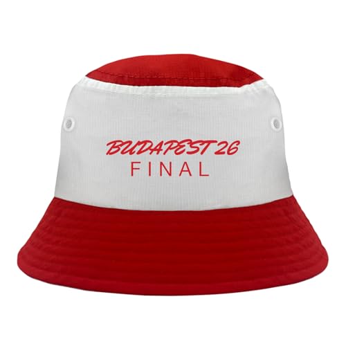 Image of fan originals Arsenal Bucket Hat Budapest 2026 Tricolour Red White L/XL