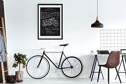 Cadre photo 50x70 cm MDF Tulup pour affiche moderne auto-moto - 2