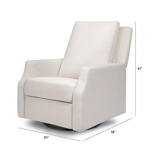 Miniatura 3 de Namesake Crewe Glider - Silla reclinable para guardería – GREENGUARD Gold & Certi-PUR certificado US – Mecedora deslizante para guardería y sala de