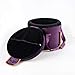 TOPFUND Purple Heavy Duty Crystal Singing Bowl Carrying Case 10 inch with Sponge Padded Sleeve 8