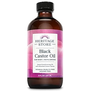 HERITAGE STORE Black Castor Oil Nou...