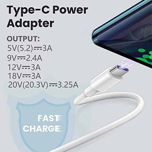 Image of 65W USB C Laptop Charger Compatible with Samsung Galaxy Book 360