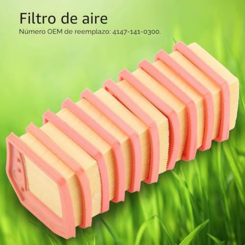 Miniatura 2 de Filtro De Aire Para Stihl, 10 Piezas De Filtro De Aire Para Stihl Fs410 Fs460 Fs240 Fs260 Fs360 Kit De Piezas De Recorte