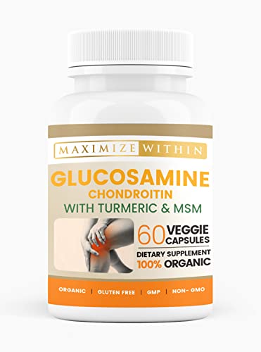 Maximize Within Glucosamina condroitina con cúrcuma y MSM para articulaciones saludables