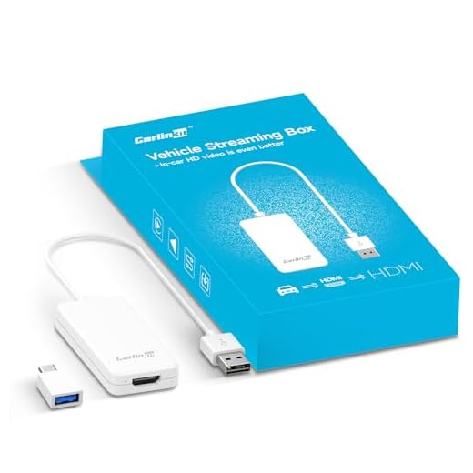 Carlinkit Adaptador Fire TV Stick para carros CarPlay com fio OEM (2016-2024), adequado para vários lançadores de conexão HDMI, Fire TV Sticks e consoles de jogos, suporta atualização online
