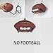 Pmsanzay Football Wall Mount Football Holder Display Rack, Football Wall Storage - Adjustable W Claw Shape - Great for Football Helmet/Coats/Hats/Ball Sports Equipment Storage Holder Home Decor