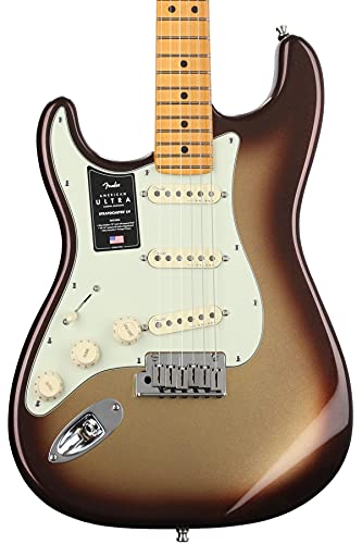 American Ultra Stratocaster LH MN Mocha Burst - Les Beatles, Paul McCartney, John Lennon, RIngo Starr, George Harrison American Ultra Stratocaster LH MN Mocha Burst