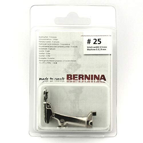 Bernina Cording Foot (5-Groove) #0084687400 (#25N) Genuine New Style Machine #TOP6