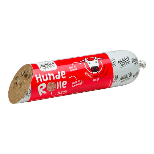 Hundewurst Purbello Rind mit Apfel und Buchweizen – Monoprotein Nassfutter