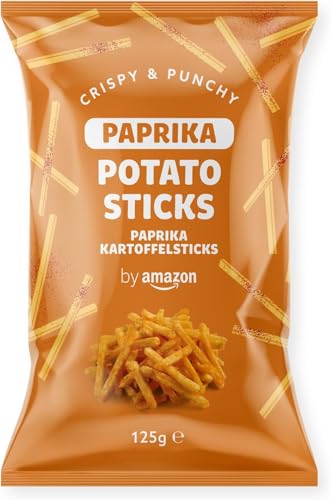 by Amazon Bâtonnets De Pomme De Terre Goût Paprika, 125g (Lot de 5)