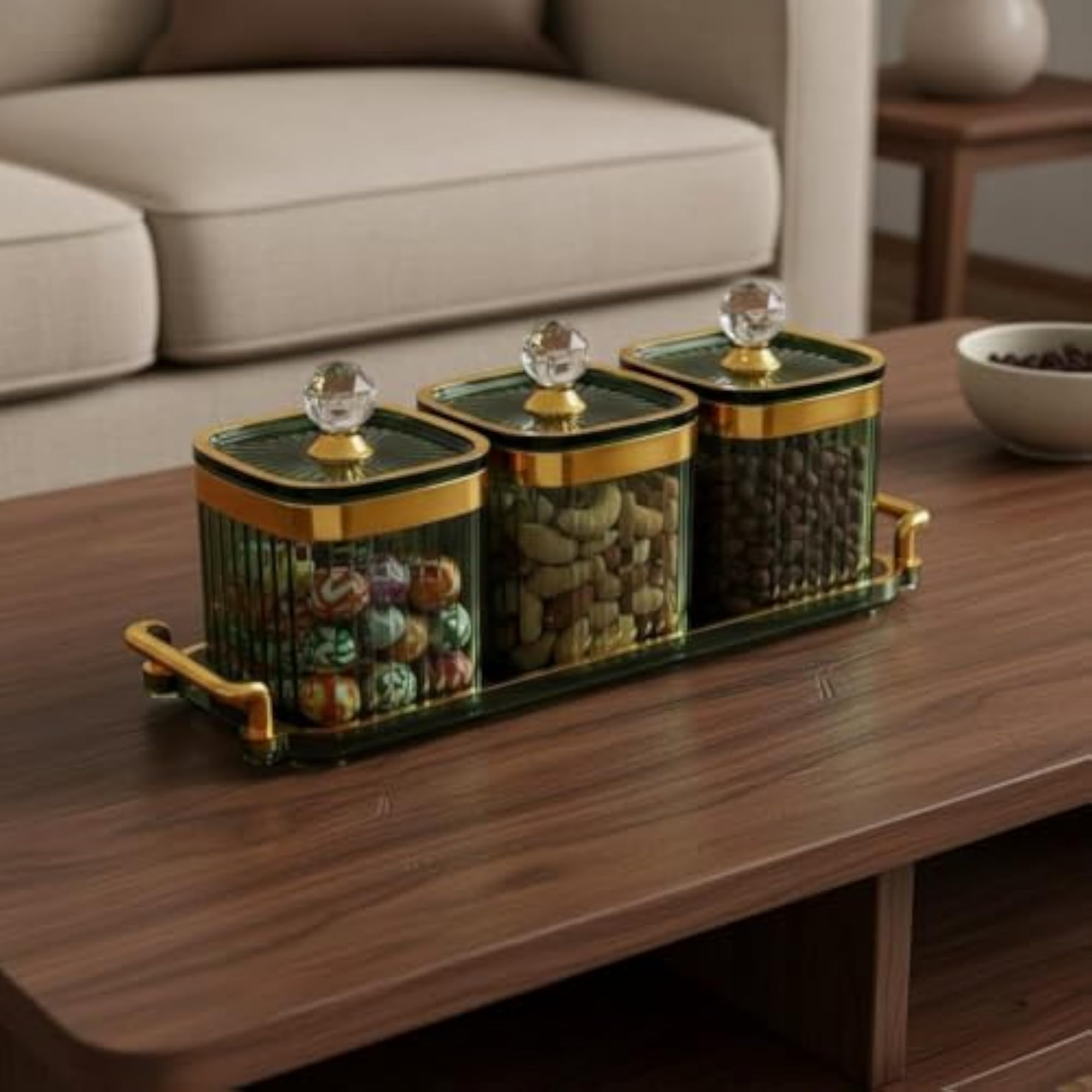 Airtight Seal Decorative Snack Container Set