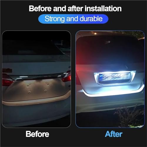 Luz de matrícula para Benz Clase E W211 S211 Clase C S203 CLS W219 6