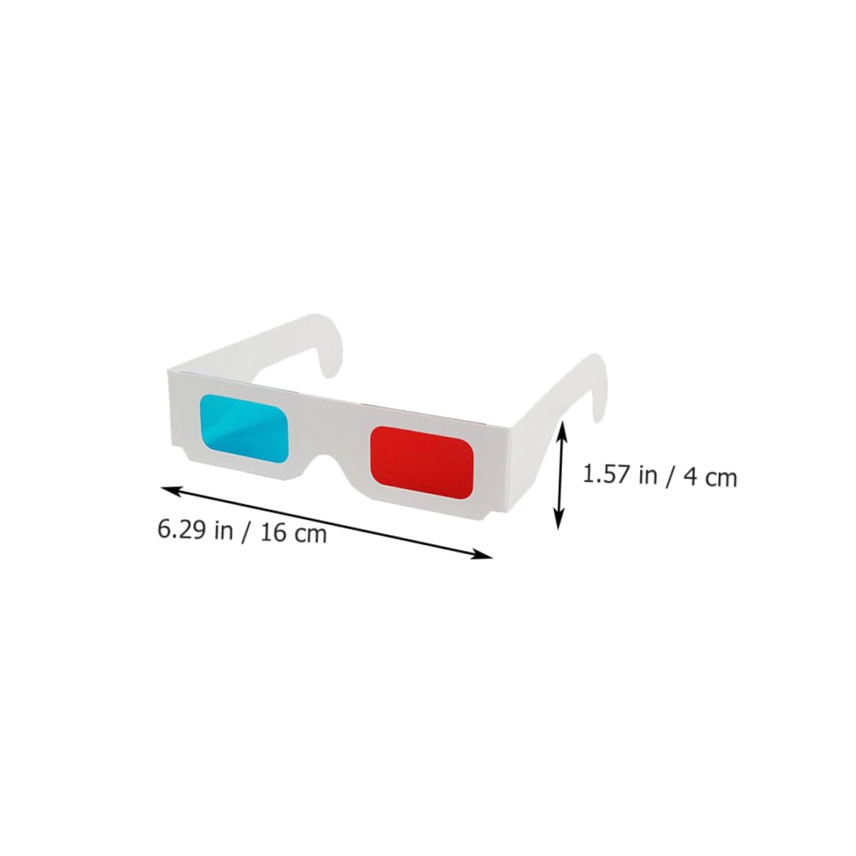 30 Occhiali 3d in Cartone Anaglifi Monouso Bicchieri di Carta per Cinema e Video 3d Set da 30 Pezzi per Film Riviste Accessori per Feste e Eventi