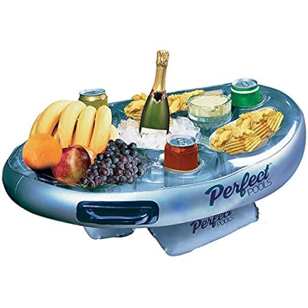 Garneck Aufblasbare Eisbar - Schwimmende Getränkekühler Für Poolpartys