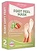 Produktbild Fußmaske Erdbeere Hornhaut Socken von Plantifique - Foot Peel Mask Hornhautentferner Socken - Wirksam bei Schwielen, Abgestorbener und Trockener Haut - Tief Rissige Fersen Reparat - 2 Paare