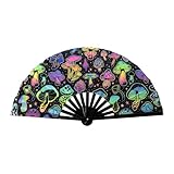 【éventail Multifonction】 : Cet éventail peut non seulement être utilisé comme accessoire pour participer à une fête de carnaval, mais aussi comme accessoire pour se rafraîchir en été. il suffit de l'agiter doucement pour sentir la brise fraîche et profiter de la fraîcheur qu'elle vous apporte. c'est également un accessoire parfait pour des événements tels que les carnavals, les fêtes d'été, les fêtes sur la plage, les bals, les jeux de rôle, les concerts ou les mariages.