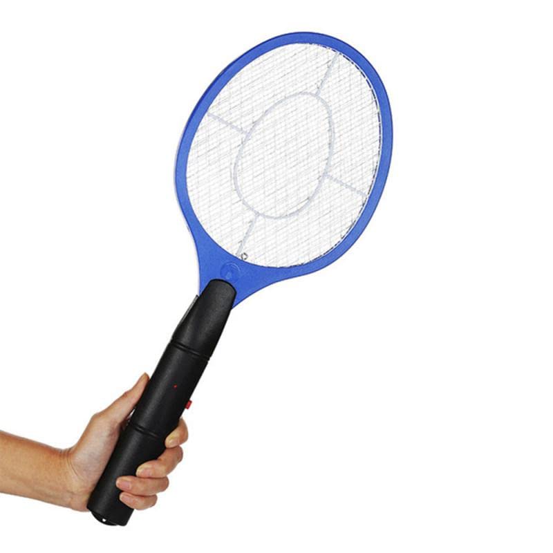 Muggendoderlamp Geëxploiteerd handracket Anti Mosquito 3W 50HZ 2 Aa Batterijen Elektrische Swatter Fly Bug Zapper Racket Pest Insecten Killer Home Muggenverdelger Lamp (Color : 2) - Image 8