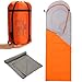Superior Sleeping Bag Bundle : Lightweight Sleeping Bag + Polyester Sleeping Bag Liner + Compression Bag. Stay Warm and Dry