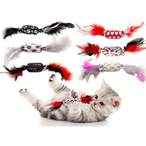 Fashion's Talk 10PCS Assorted Candy-Shaped Catnip Cat Toy Cover