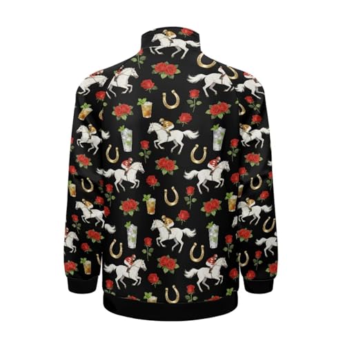Image of Men's Lightweight Jackets Casual Full Zip Fleece Jacket Men Coats Fashion Long Sleeve Sweatshirt