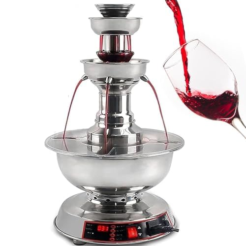 Máquina eléctrica de bebidas con ajuste de temperatura para cócteles, vino y bebidas, perfecta para fiestas y eventos