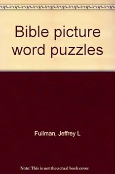 Hardcover Bible Picture Word Puzzles Book