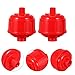 Angoily 4pcs Disposable Water Filters 58 * 68mm Balls Sprayer Line Attaches to Sprayer Tools Removes Oil Aerosols Smoke Moisture