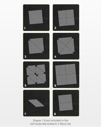 Accuquilt GO! Qube Mix & Match 5\" Block - Thumbnail 6