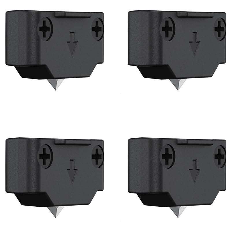 Lot de 4 lames de rechange pour coupe-film JJC 35 mm et 120 mm, coupes lisses et claires (4 lames de rechange uniquement)
