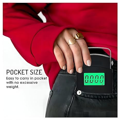 Image of EDNITA Hanging Weight Machine Electronic Portable Digital LED Screen Luggage Weighing Scale, 50 kg /110 Lb For Multi-Purpose Use