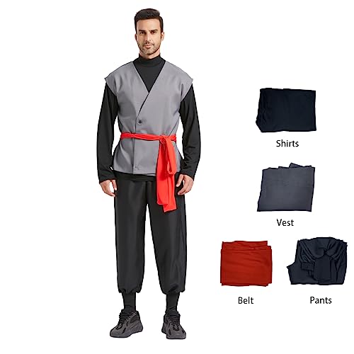 Cemder Black Goku Zamasu Role-Playing Halloween Cosplay Costume Suit(L) #TOP5