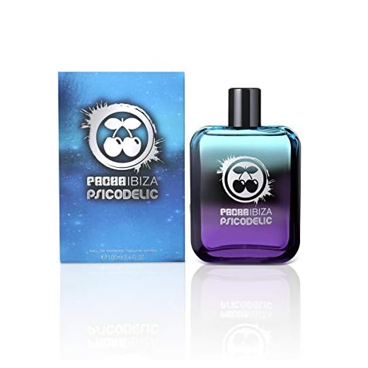 Pacha Ibiza Perfumes - Psicodelic Him, Eau de Toilette para Hombre, Larga duración, Fragancia elegante, sexy y masculina, Notas de madera y especias, Adecuado para llevar de día, 50 ml