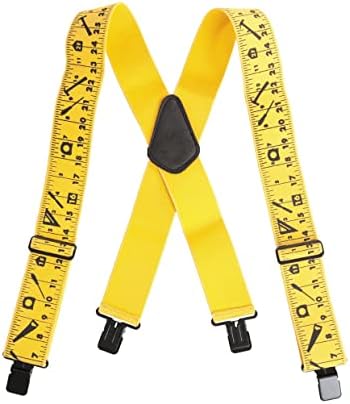 kwb Szelki, elastyczne, długość 100 cm, szerokość 5,1 cm taśmy mierniczej, szelki męskie, długość po rozciągnięciu 160 cm