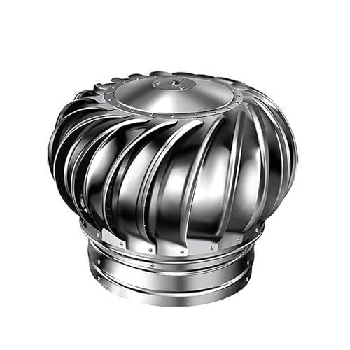 Turbina eólica de 13,8 pulgadas para regular la temperatura del ático y generar energía