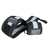[page_title]-Gorilla Wear Wrist Wraps Ultra - schwarz/grau - Bodybuilding und Fitness Accessoire für Herren