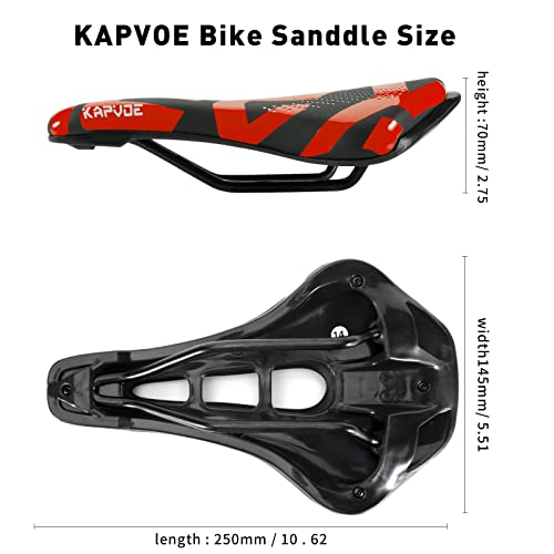 Kapvoe Mountain Bike Seat Bicycle Saddle Comfortable Memory Foam Cushion For Mtb Bmx Road Riding Specialized #TOP3