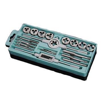 Hetkrishi Metric Tap and Die Set Thread M3 to M12 Thread Repair Kit Plug Metric Wrench Die Holder Screwdriver with Storage case - 20 Pcs