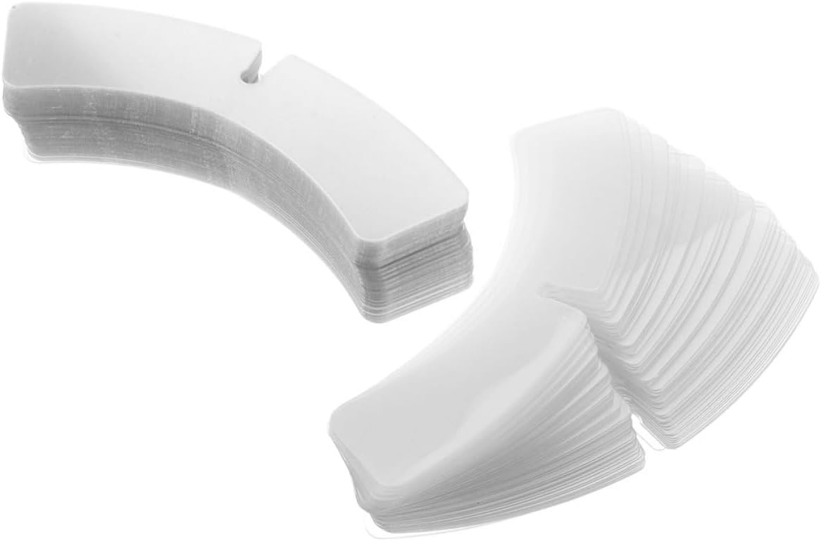 Hemoton 200pcs Plastic Collar Stays Shirt Collar Supports for Men Dress Shirts and Stiffening