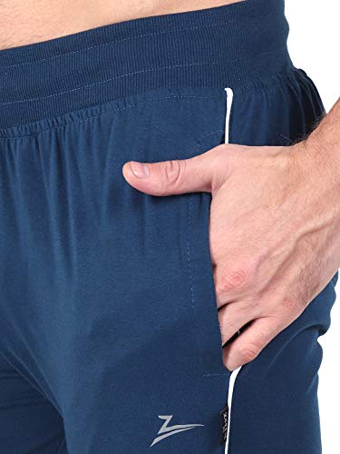 Image of Zeffit Men's Pc Cotton Ankle Grip Track Pant