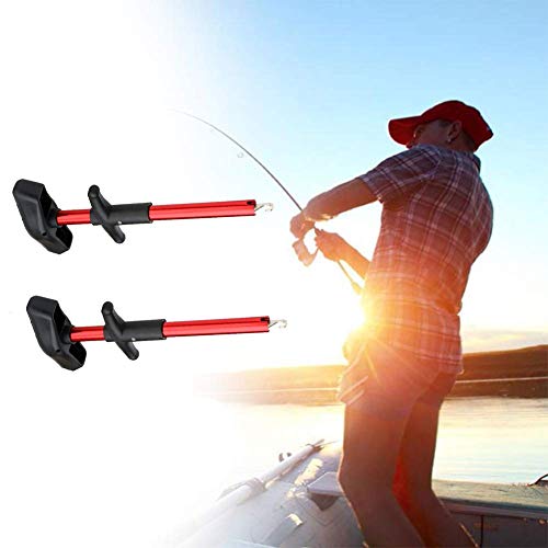 LonTime Easy Fish Hook Remover Tool - 2020 New Squeeze-Out Fish Hook Separator Tools, Portable Easy Reach Stainless Steel Fishing Hooks Extractor, Fast Decoupling, 6.69inch
