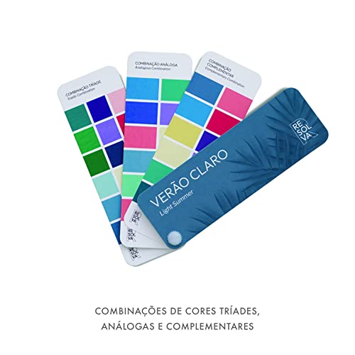Cartela de cores | Coloração Pessoal | Paleta Pessoal | Resolva Meu Look | Mini (Verão Claro)