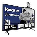 Westinghouse Roku TV - 32 Inch Smart TV, HD Television with Wi-Fi Connectivity and Mobile App, Flat Screen, Bluetooth, Compatible with Apple AirPlay, Alexa and Google Assistant