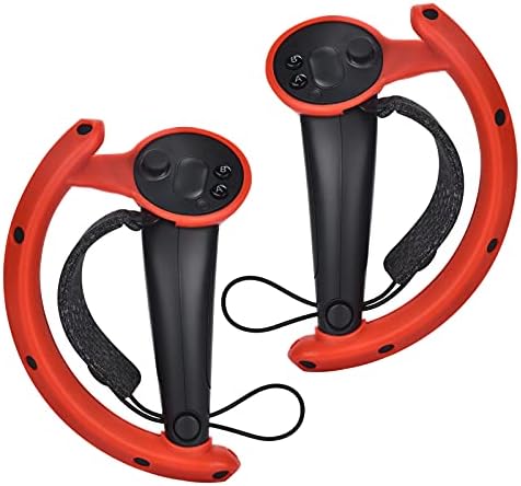 VR Controller Grips Cover Accessories for Valve Index, Valve Index Accessories Sweatproof Anti Collisionr(Red)
