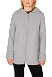 esprit strickjacke herren blau Sportive Jacke mit Wollanteil und Kapuze
