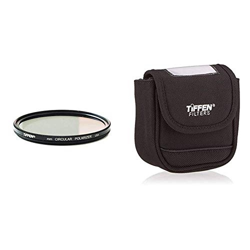 Tiffen 82Mm Circular Polarizer With Large Belt Style Filter Pouch For Filters 62Mm To 82Mm #TOP20