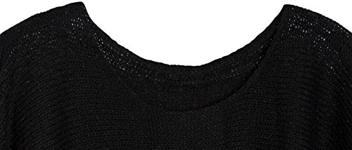 Poncho de punto con mangas de diseño sofisticado y botones brillo styleBREAKER 3